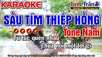 Bolero Thân Minh Tranh Karaoke Sau Tim Thiệp Hong Nhung